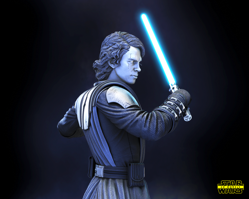 Anakin Skywalker (Clone Wars) Sculpture