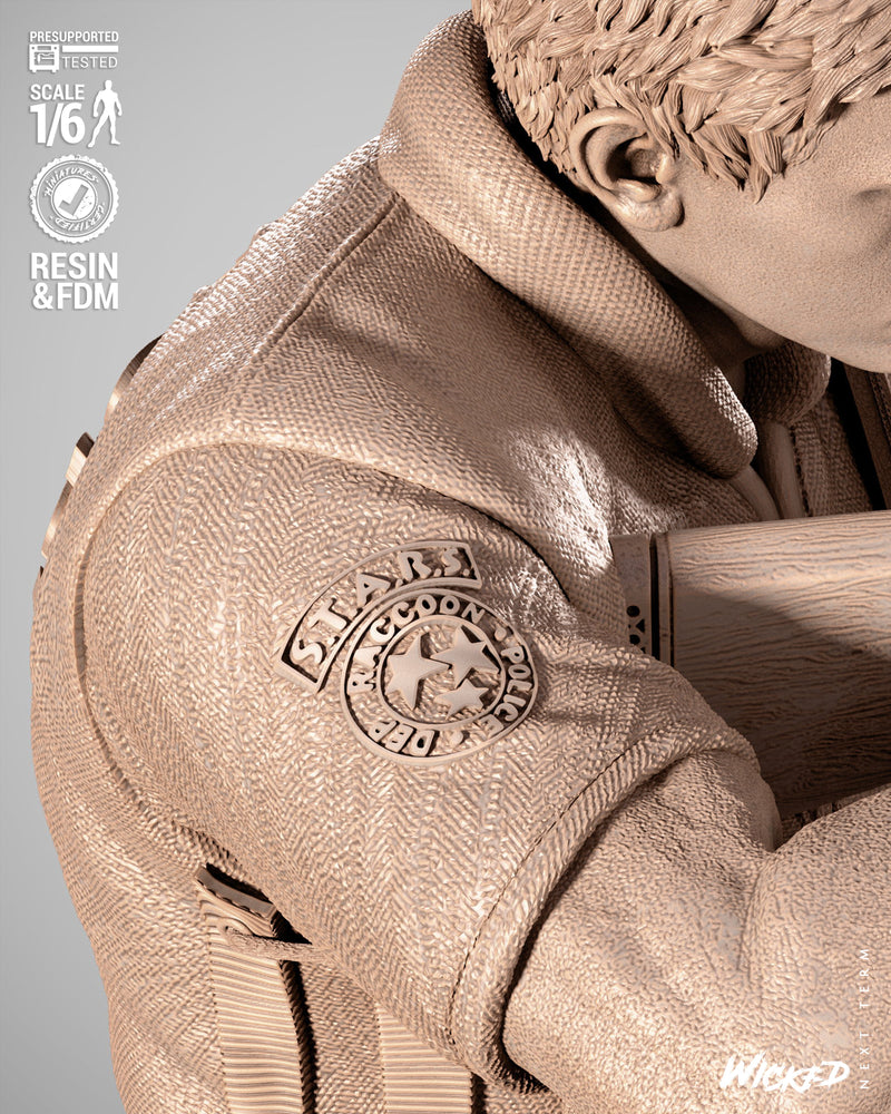Chris Resident Evil Sculpture resin statue kit view 6