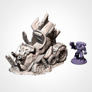 Orc Buggies Destroyed 3D printed terrain view 6