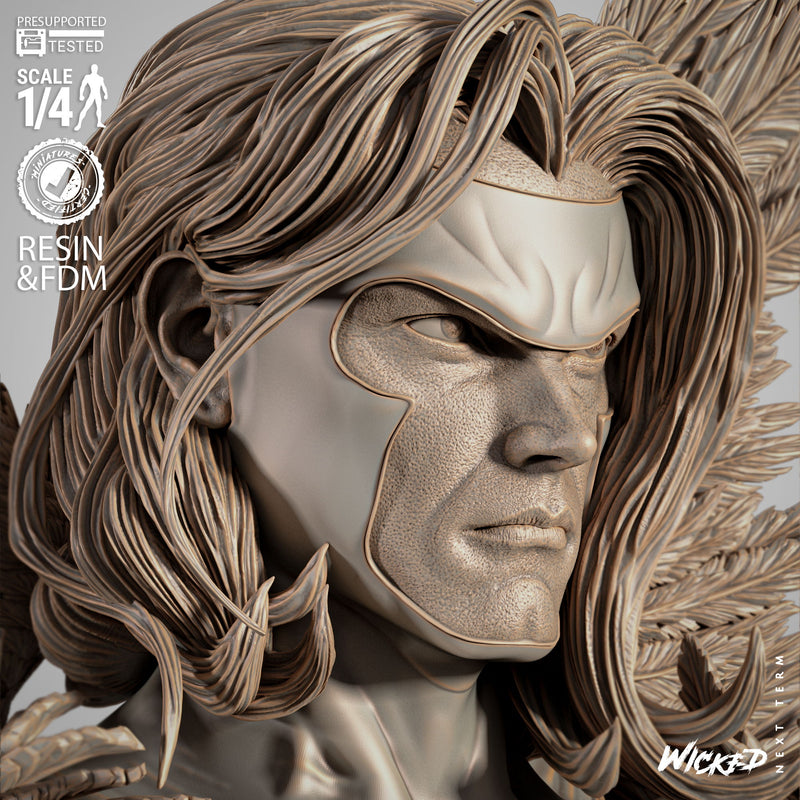 Angel Portrait Bust resin bust kit view 6
