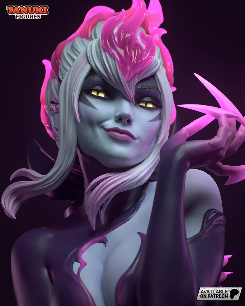 Evelynn Resin Statue & Bust - Bust view 6