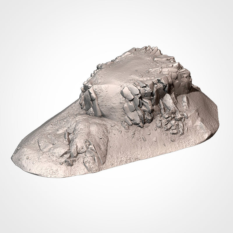 Modern Hills 3D printed terrain view 6