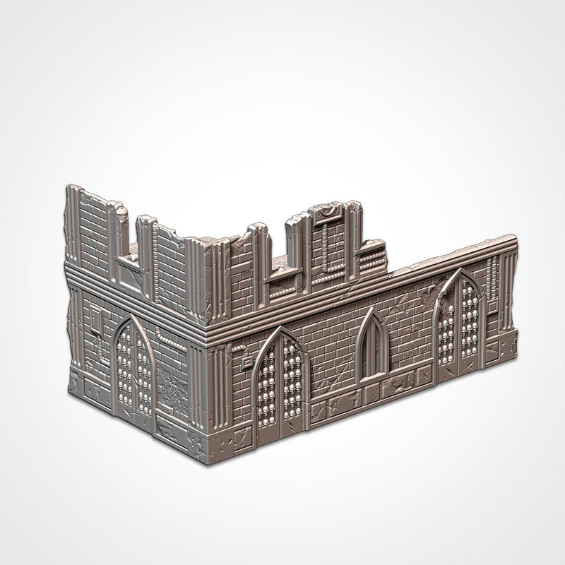 WTC Foldable Cathedral Set 3D printed terrain view 6