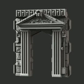 The Last Temples 3D printed terrain view 6