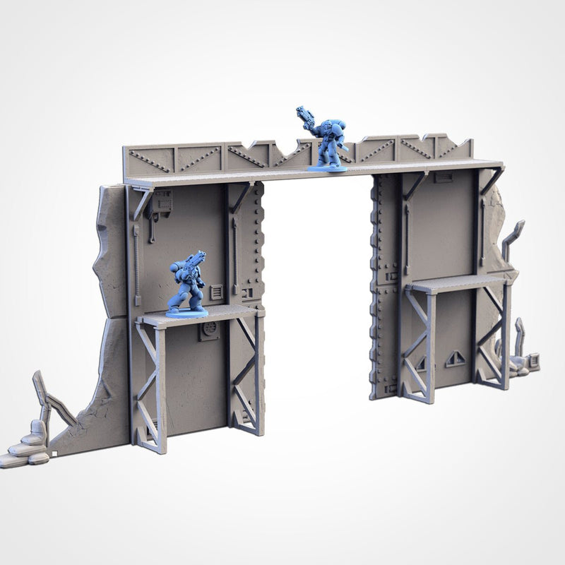 Modular Defenses 3D printed terrain view 6
