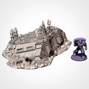 Infernal Tanks Destroyed 3D printed terrain view 6
