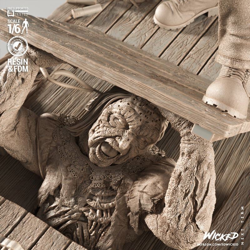 Ash Sculpture resin statue kit view 6