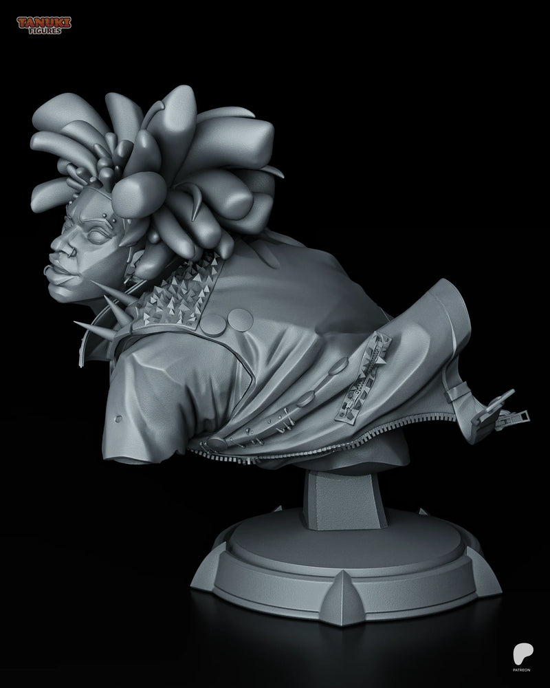 Spider-Punk Resin Statue & Bust - Bust view 6