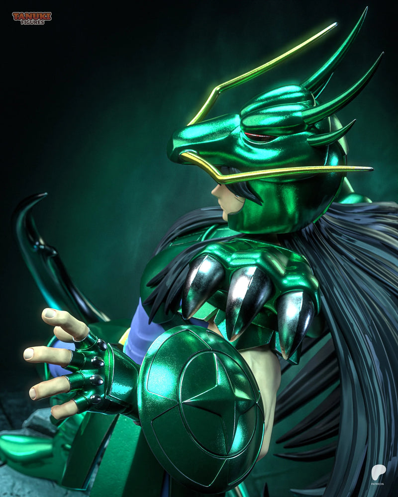Shiryu Resin Statue & Bust - Full Size view 6