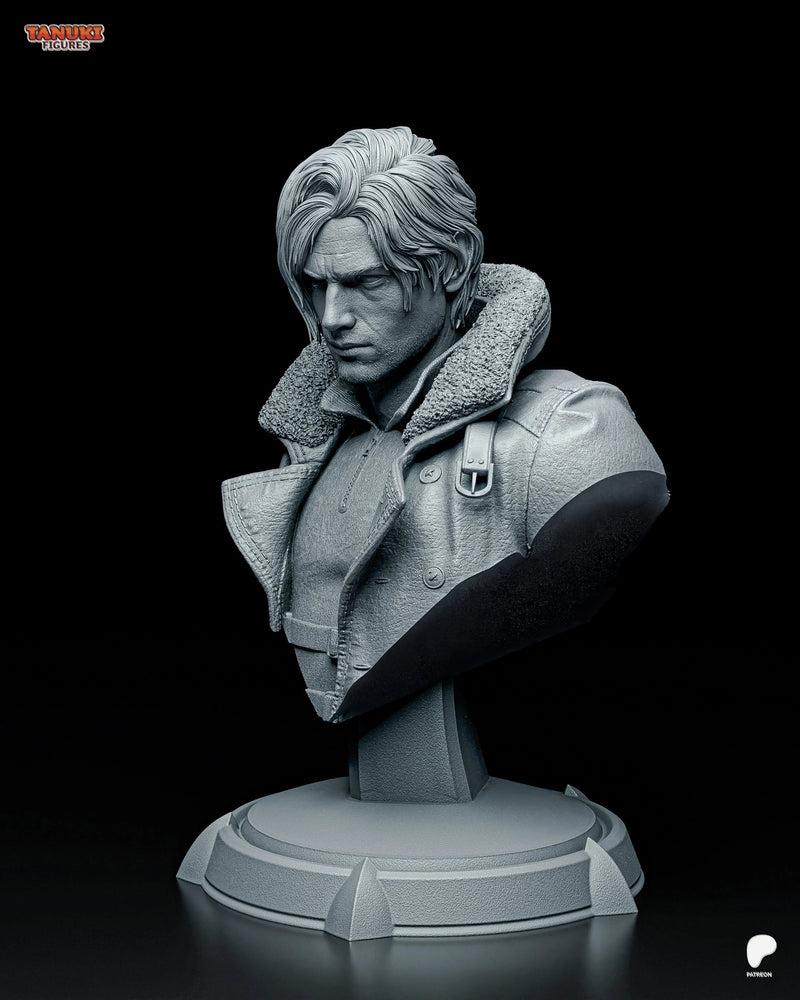 Leon Resin Statue & Bust - Bust view 6