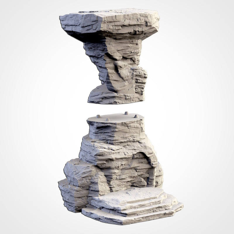 Rocky Mountains 3D printed terrain view 6