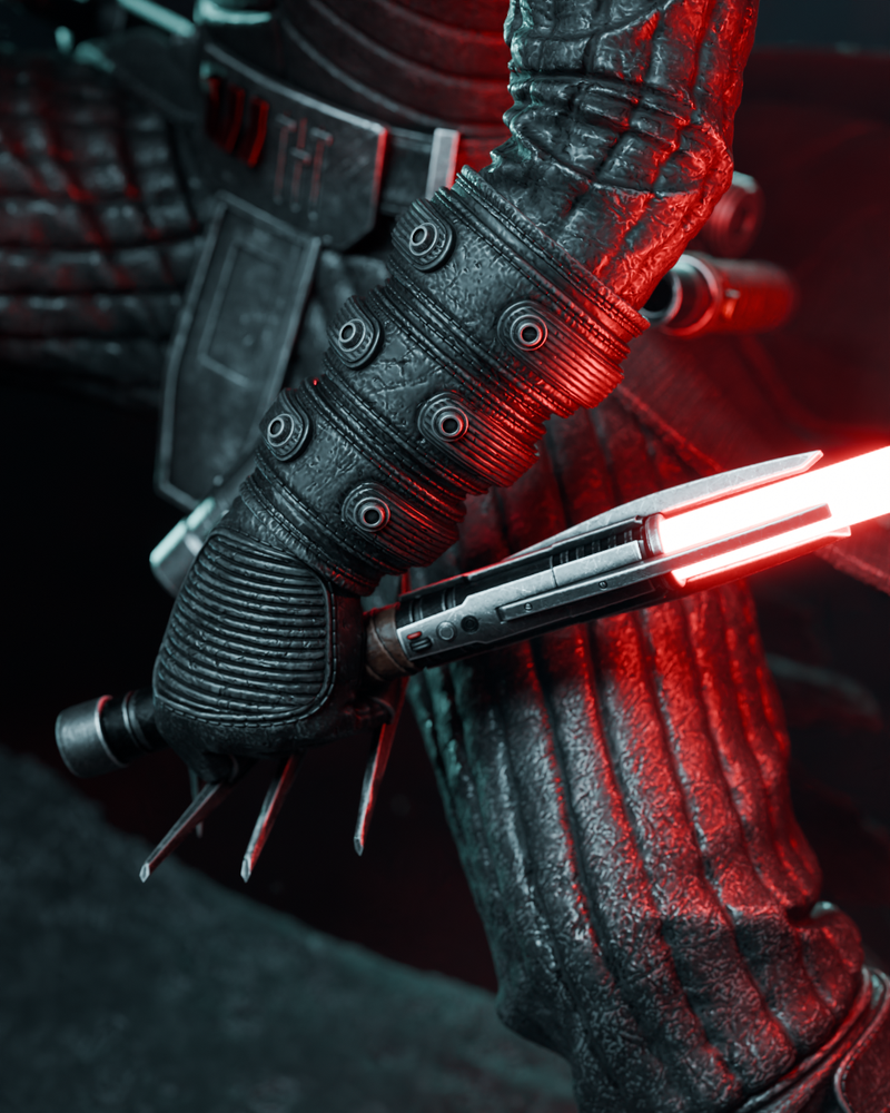 Starkiller Resin Statue - view 5