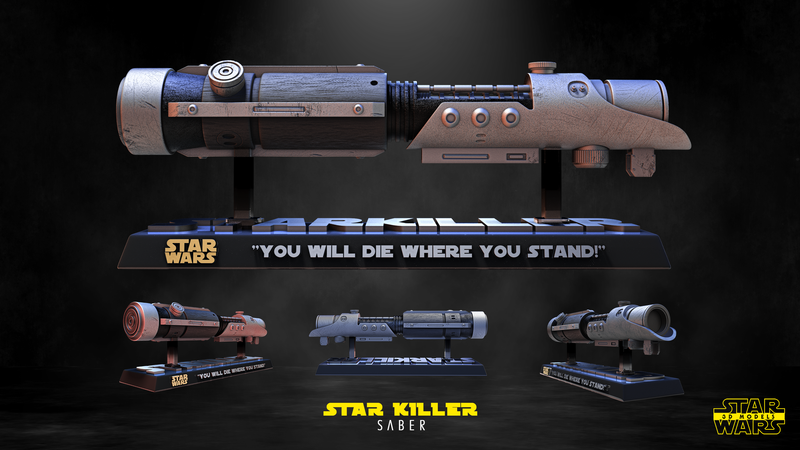 Starkiller Lightsaber Sculpture