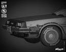 DeLorean Sculpture resin statue kit view 7