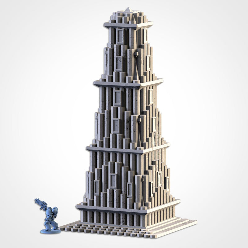 Cult Buildings 3D printed terrain view 7