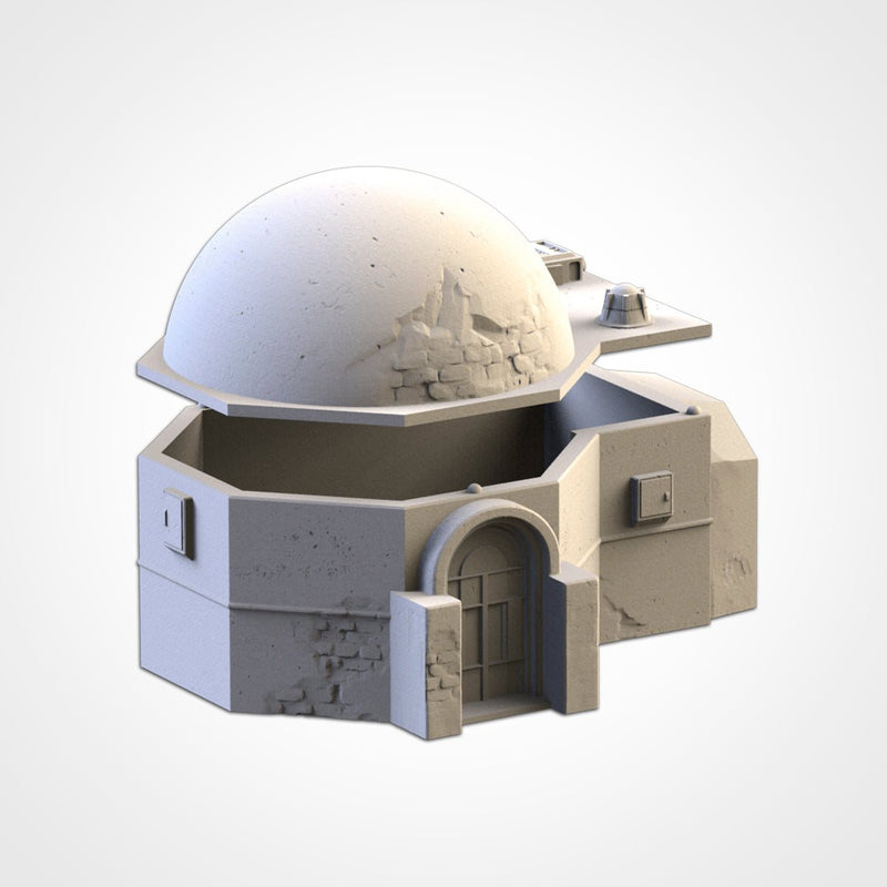 Desert Buildings 02 3D printed terrain view 7