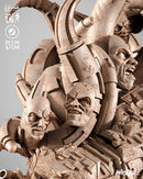 Banshee Sculpture resin statue kit view 7