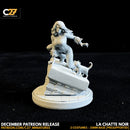 Black Cat (2 Costumes) Marvel MCP-compatible resin miniature by C27 Studios - product image 7