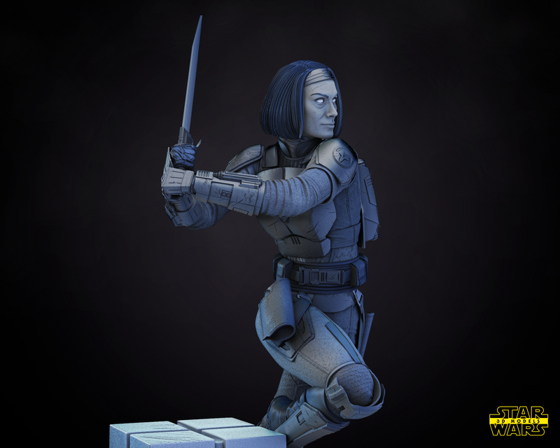 Bo Katan Sculpture
