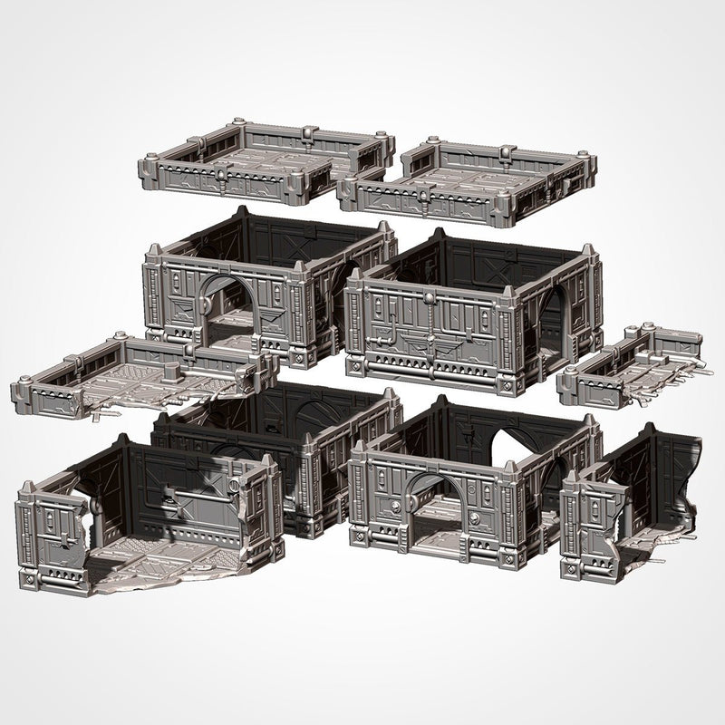 Modular Hive City 3D printed terrain view 7