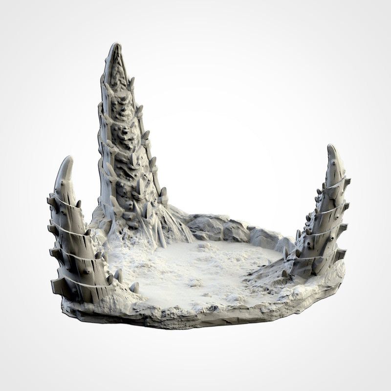 Alien Terrain 02 3D printed terrain view 7