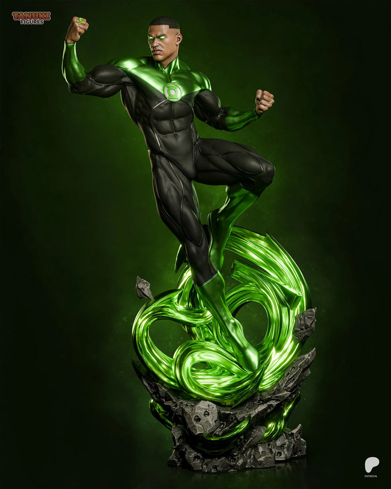 Green Lantern Resin Statue & Bust - Full Size view 7