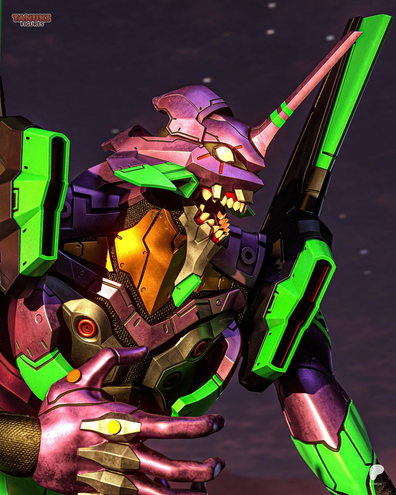 Eva 01 Resin Statue & Bust - Full Size view 7