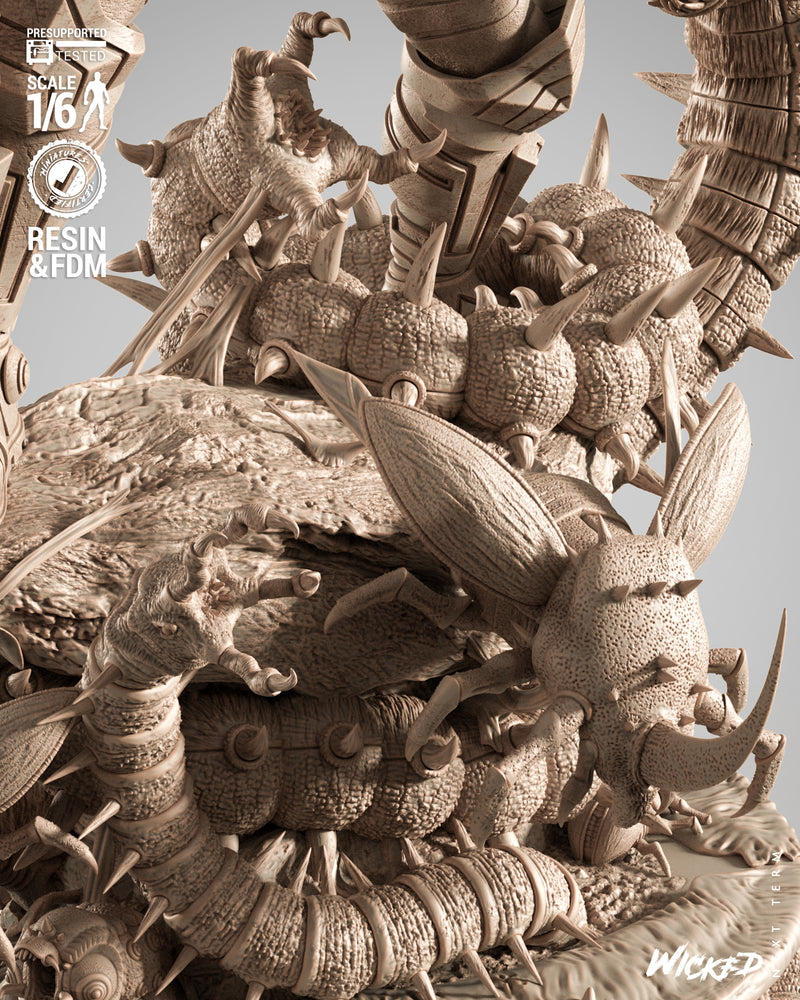Annihilus Sculpture resin statue kit view 7