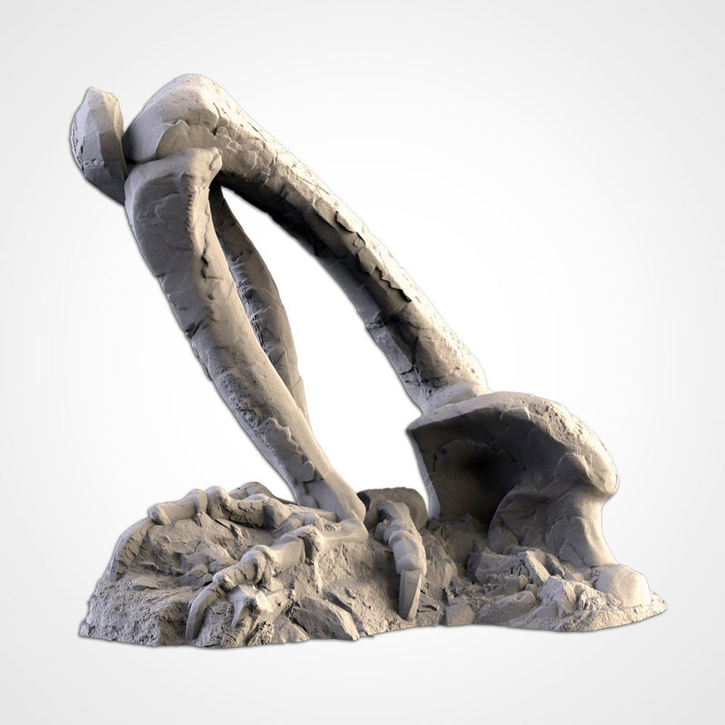 Gigantic Bones 3D printed terrain view 7