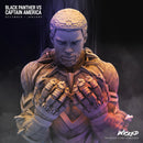 Captain America + Black Panther Busts resin bust kit view 7