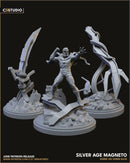 Magneto + Construct (Silver Age) Marvel MCP-compatible resin miniature by C27 Studios - product image 7