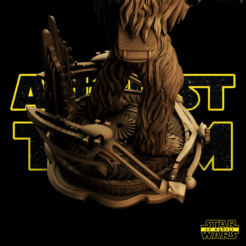 Chewbacca Sculpture