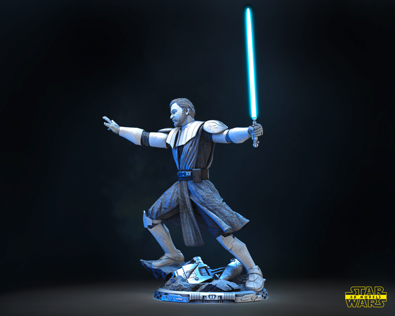 Obi Wan Kenobi (Clone Wars) Bust