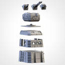 Modular Defense Turrets 3D printed terrain view 7