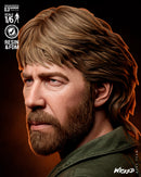 Chuck Norris Lone Wolf Sculpture resin statue kit view 7