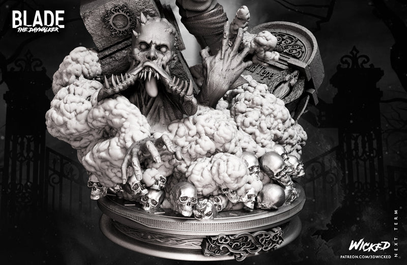 Blade Sculpture resin statue kit view 7