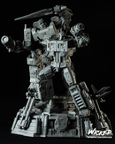 DIORAMA BASE + Optimus Sculpture + Megatron Sculpture resin diorama kit view 7
