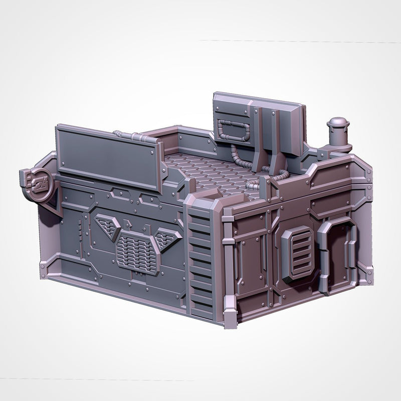 City Sci-Fi 3D printed terrain view 7