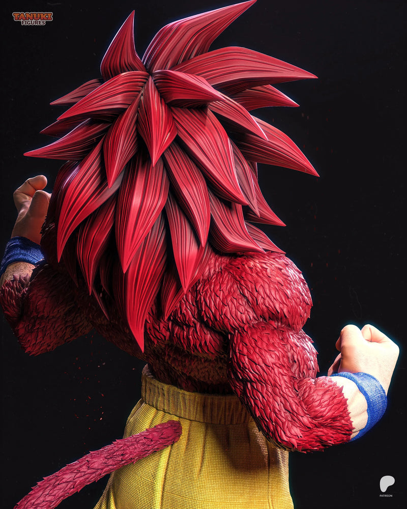Goku SSJ4 Resin Statue & Bust - Full Size view 7
