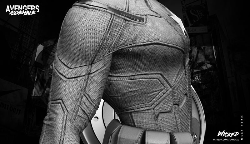 Captain America (First Avenger) Sculpture resin statue kit view 7
