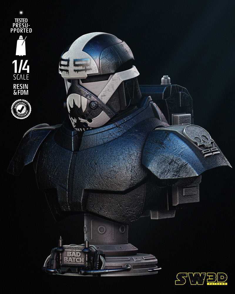 Wrecker Portrait Bust