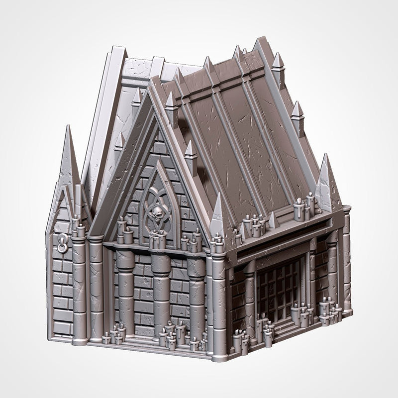 Graveyard 3D printed terrain view 7