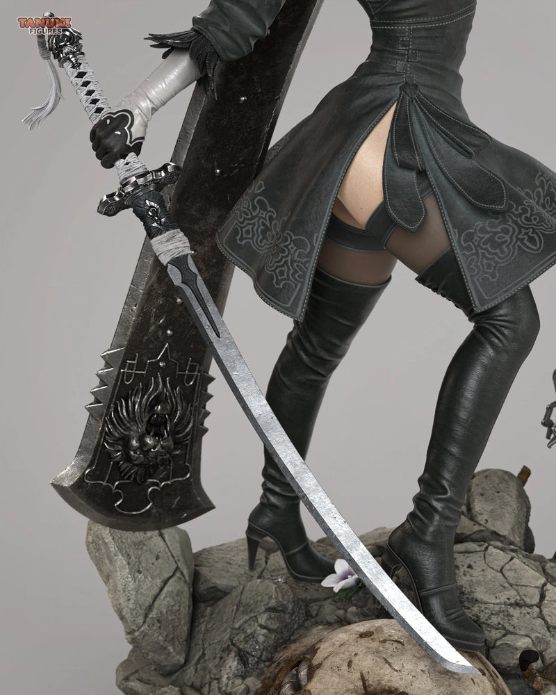 2B Resin Statue & Bust - Full Size view 7