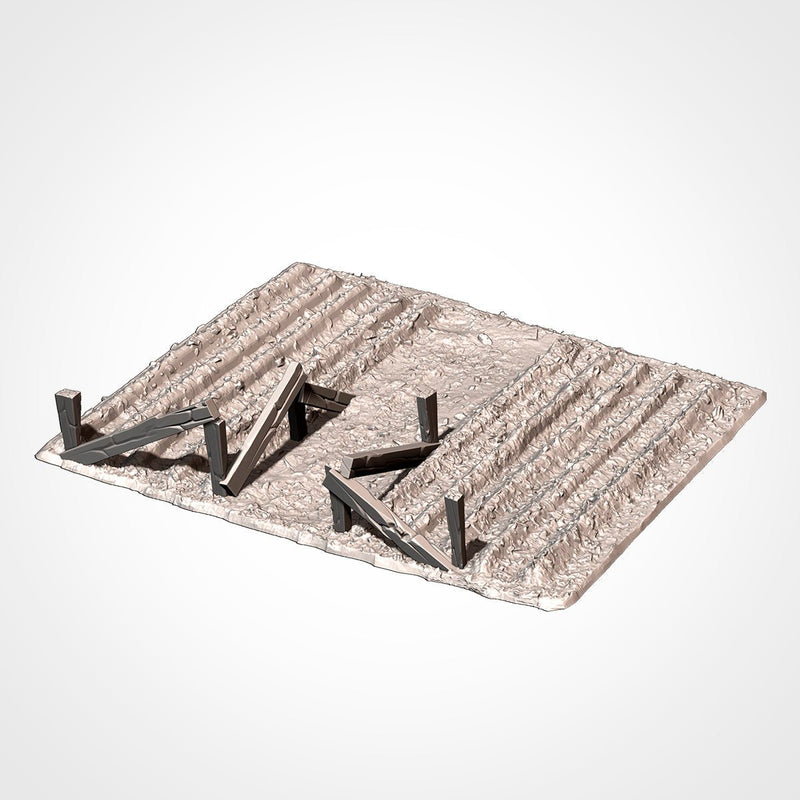 Crops 3D printed terrain view 7