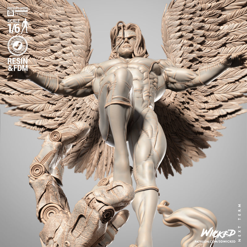 Angel Sculpture resin statue kit view 7