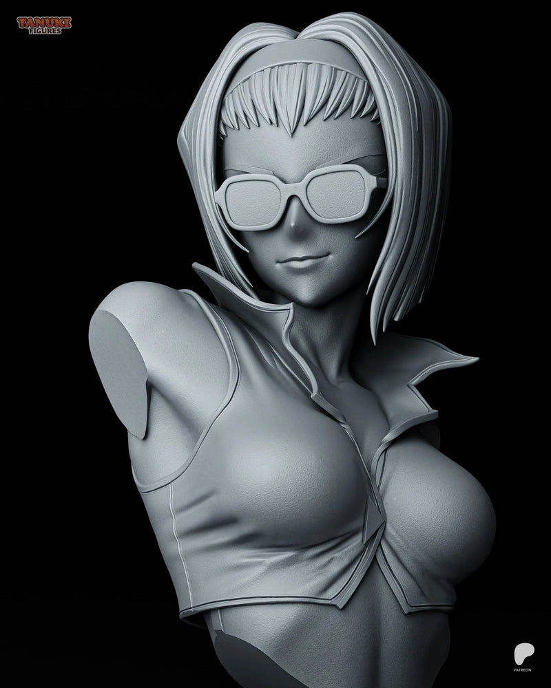 Faye Resin Statue & Bust - Bust view 7