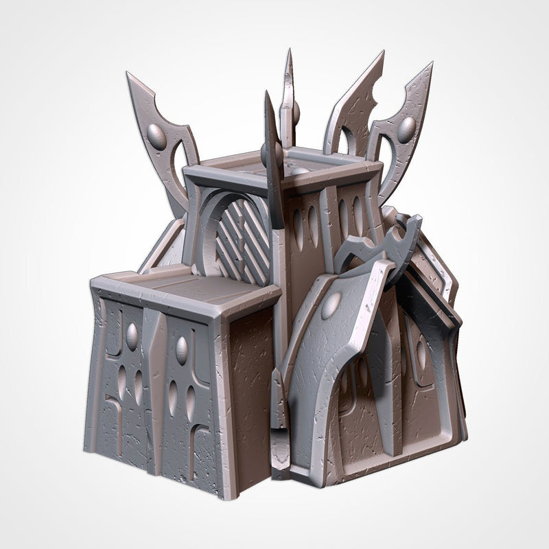 Village Of The Dark Elves 3D printed terrain view 7