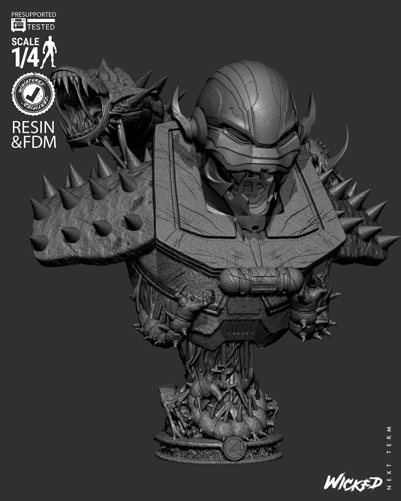 Annihilus Portrait Bust resin bust kit view 7