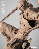 Blade Sculpture resin statue kit view 7