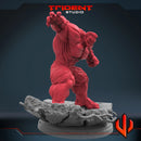 Hulk Vs Juggernaut Marvel MCP-compatible 40mm resin proxy miniature by Trident Miniatures - product image 7